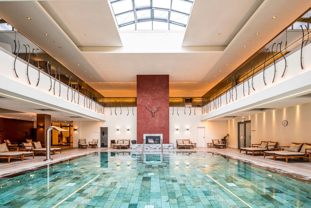 Pool in Spa-Welt Hotel Friedrichsruhe